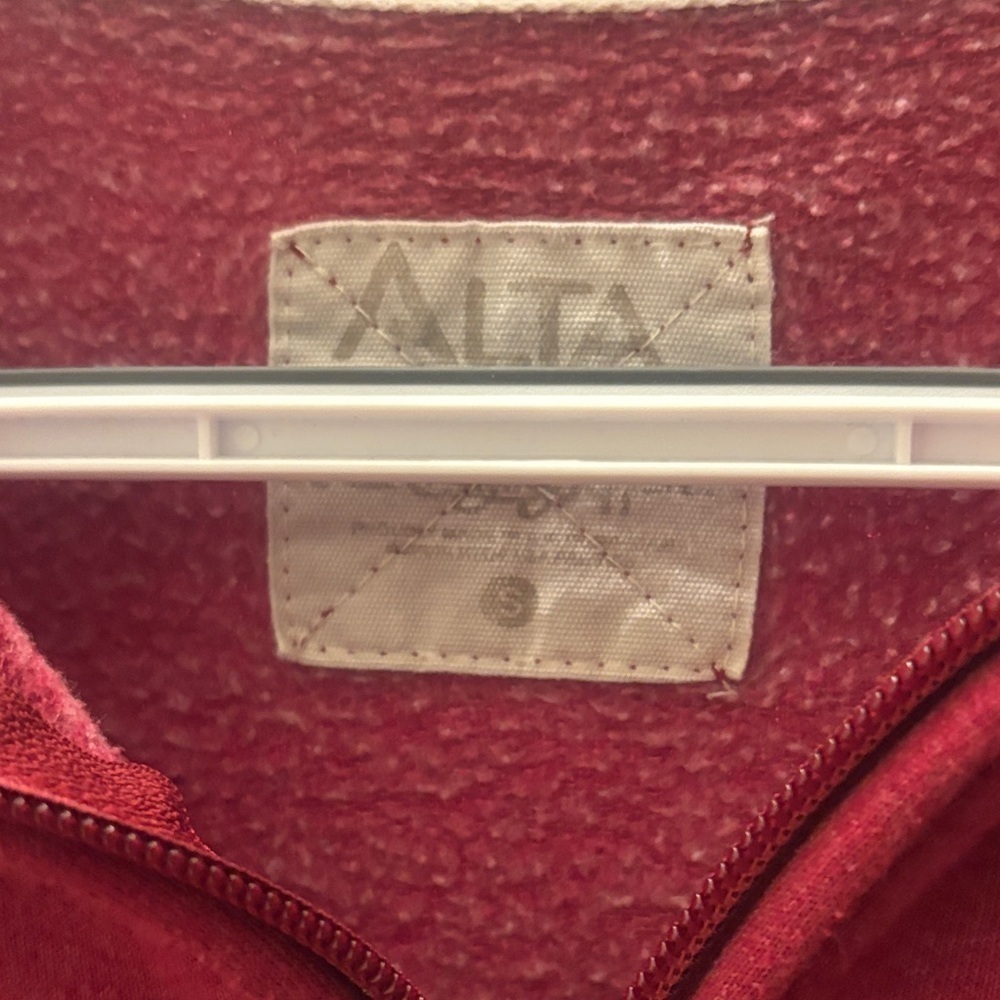 Oklahoma Sooners Red Alta Garcia Quarter-Zip Sweatshirt - Picture 2 of 7